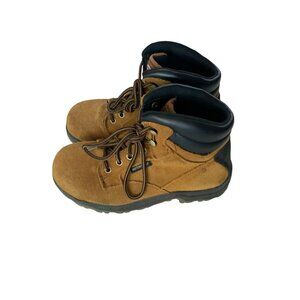 Brahma Womens Size 7.5 Lace Tie Up Boots Waterproof 068113 1273107 Steel Toed Br